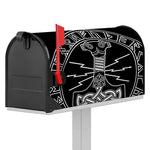 Mjolnir And Younger Futhark Print Mailbox Cover