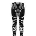 Mjolnir And Younger Futhark Print Men's Leggings