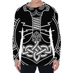 Mjolnir And Younger Futhark Print Men's Long Sleeve T-Shirt