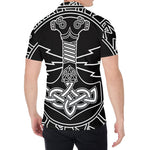 Mjolnir And Younger Futhark Print Men's Shirt