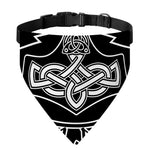 Mjolnir And Younger Futhark Print Over The Collar Dog Bandana