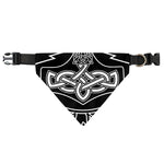 Mjolnir And Younger Futhark Print Over The Collar Dog Bandana