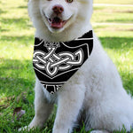 Mjolnir And Younger Futhark Print Over The Collar Dog Bandana