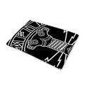 Mjolnir And Younger Futhark Print Pet Cooling Mat Cover