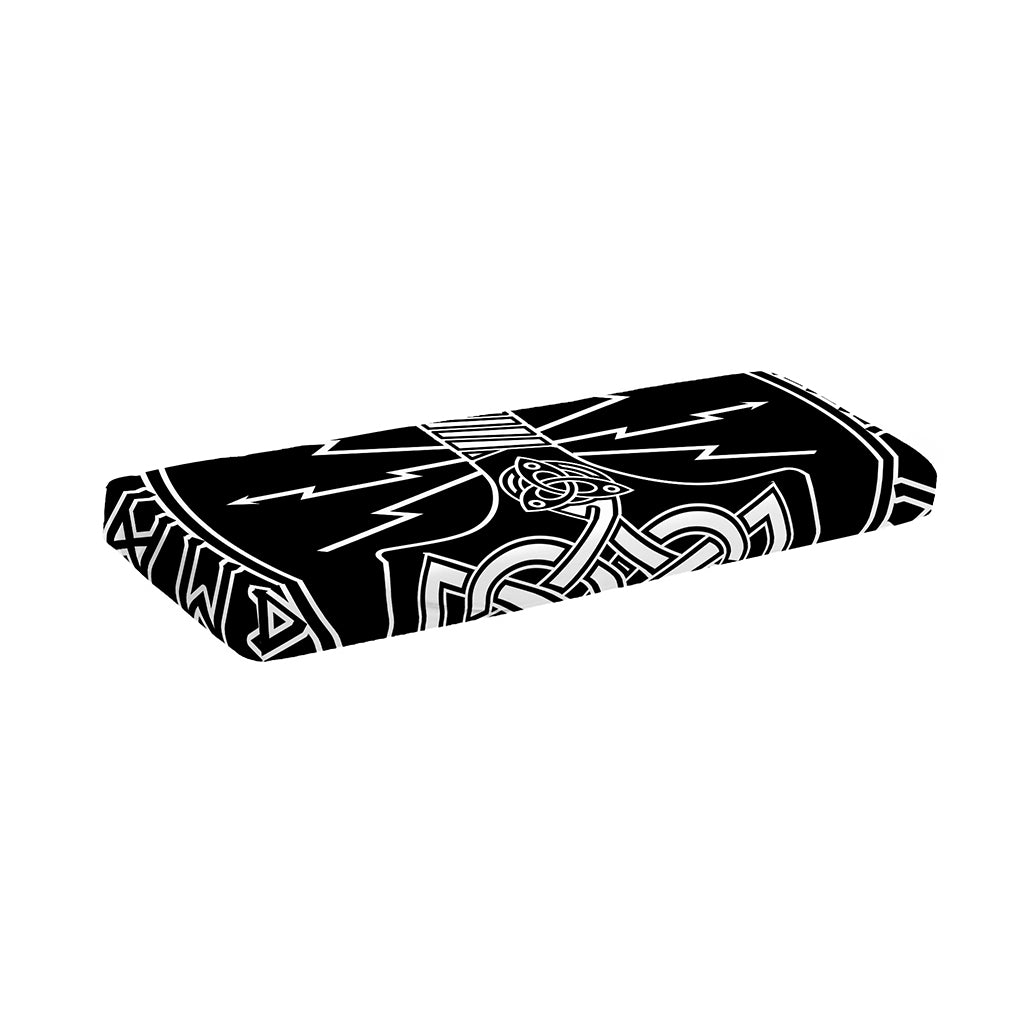 Mjolnir And Younger Futhark Print Piano Keyboard Cover