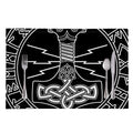 Mjolnir And Younger Futhark Print Placemat