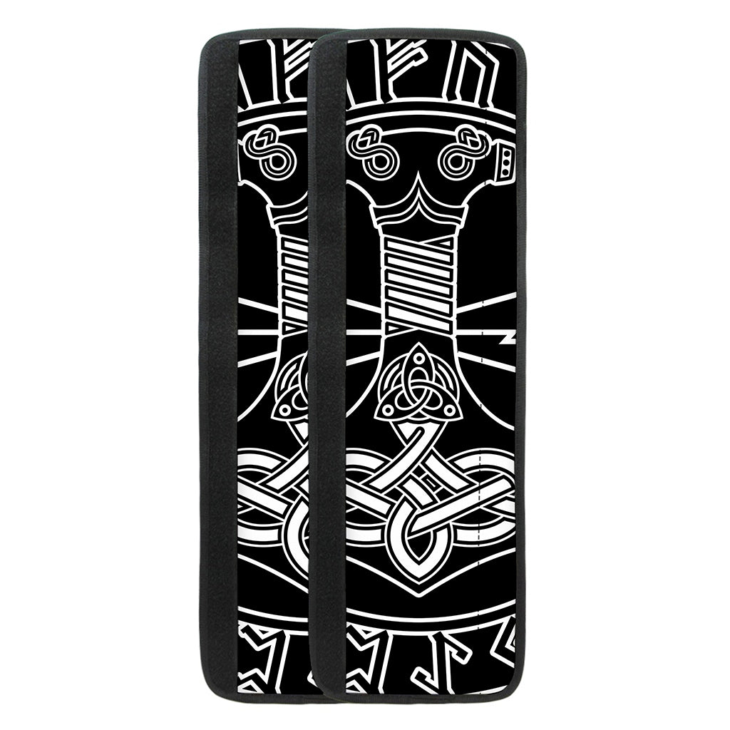 Mjolnir And Younger Futhark Print Refrigerator Handle Covers
