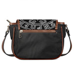 Mjolnir And Younger Futhark Print Saddle Bag