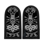 Mjolnir And Younger Futhark Print Skillet Handle Cover