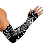 Mjolnir And Younger Futhark Print Sun Protection Arm Sleeves