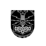 Mjolnir And Younger Futhark Print Toilet Lid Cover