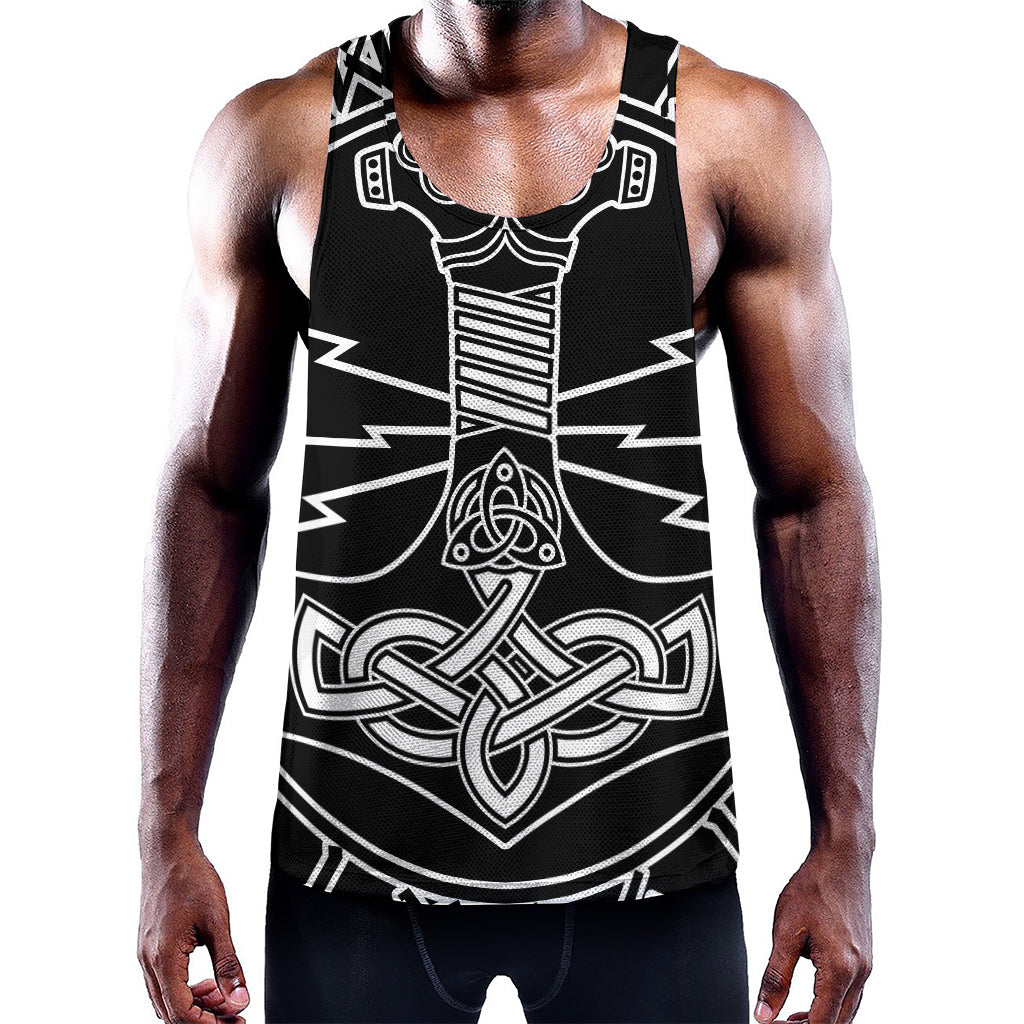 Mjolnir And Younger Futhark Print Training Tank Top