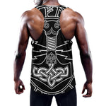 Mjolnir And Younger Futhark Print Training Tank Top