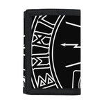 Mjolnir And Younger Futhark Print Trifold Wallet