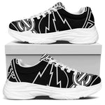Mjolnir And Younger Futhark Print White Chunky Shoes