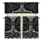 Mjolnir Hammer Of Thor Print 3 Piece Kitchen Curtains