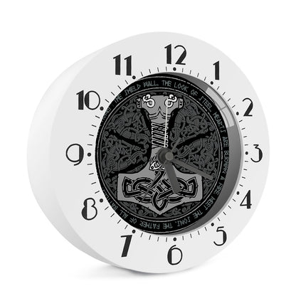 Mjolnir Hammer Of Thor Print Alarm Clock