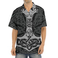 Mjolnir Hammer Of Thor Print Aloha Shirt