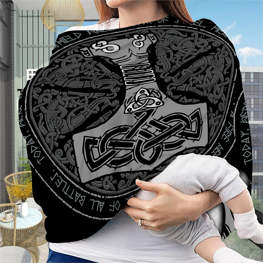 Mjolnir Hammer Of Thor Print Baby Seat Cover