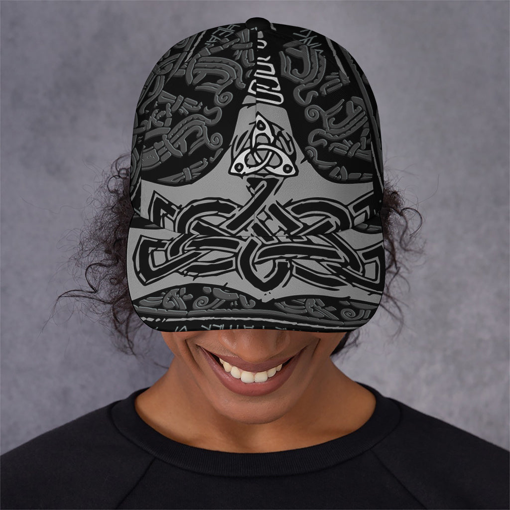 Mjolnir Hammer Of Thor Print Baseball Cap