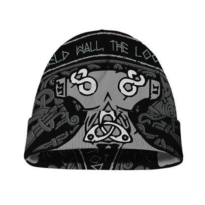 Mjolnir Hammer Of Thor Print Beanie