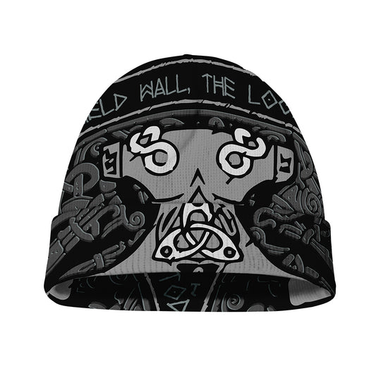 Mjolnir Hammer Of Thor Print Beanie