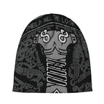 Mjolnir Hammer Of Thor Print Beanie