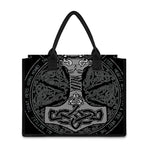 Mjolnir Hammer Of Thor Print Canvas Tote Bag