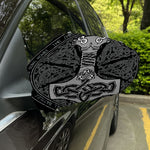 Mjolnir Hammer Of Thor Print Car Side Mirror Covers
