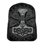 Mjolnir Hammer Of Thor Print Casual Backpack