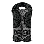Mjolnir Hammer Of Thor Print Double Neoprene Wine Tote