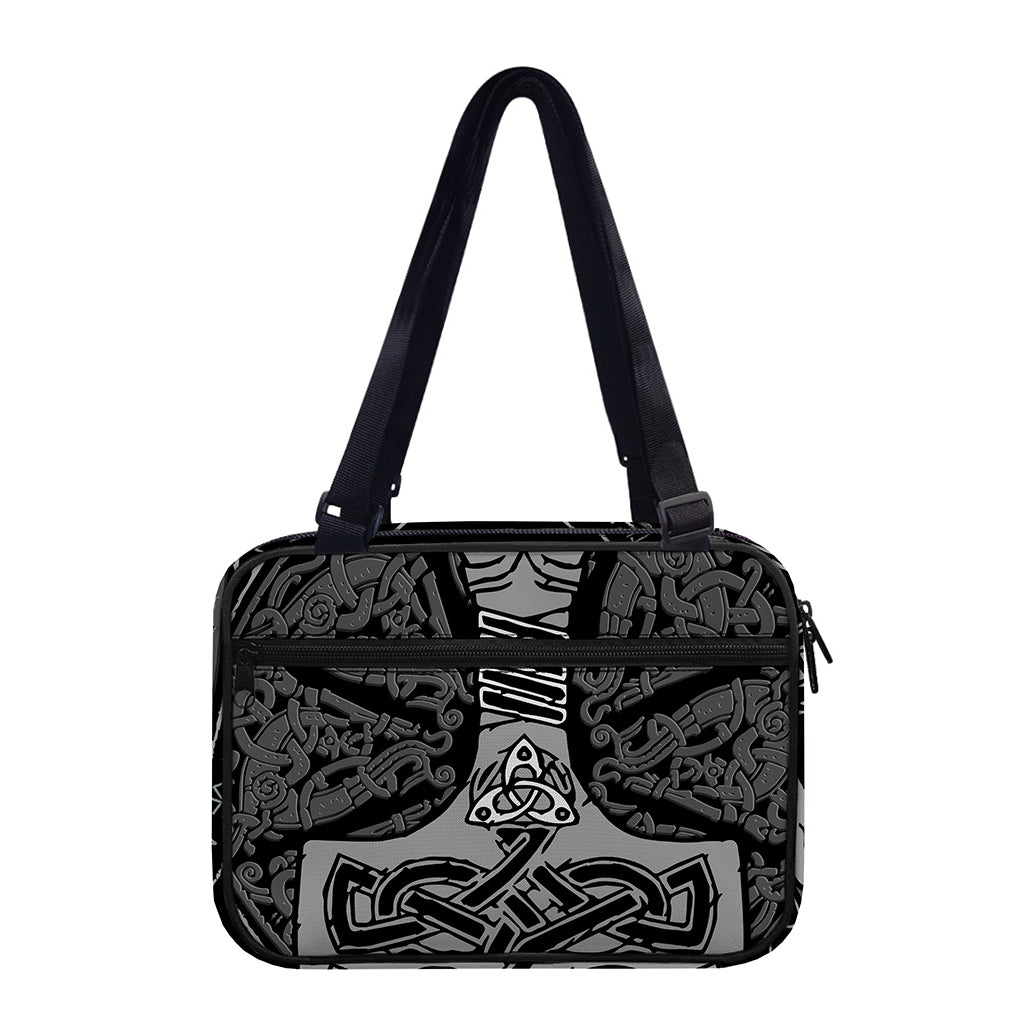 Mjolnir Hammer Of Thor Print Double Strap Bible Bag