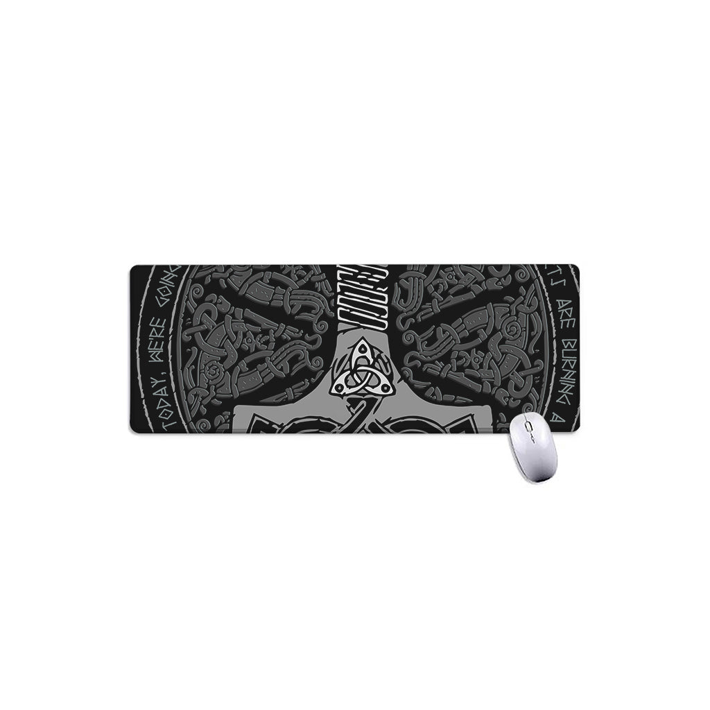 Mjolnir Hammer Of Thor Print Extended Mouse Pad