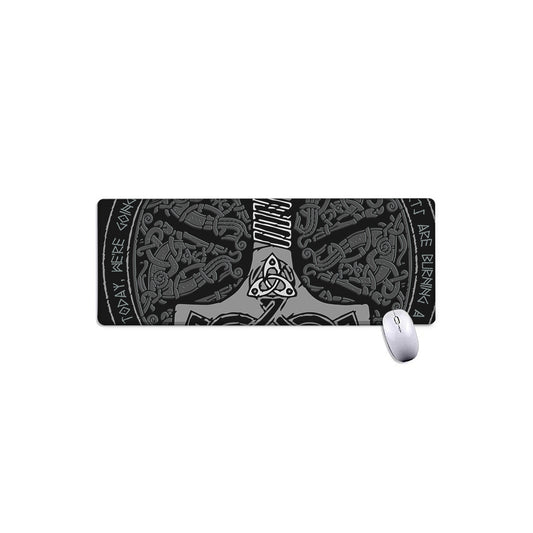 Mjolnir Hammer Of Thor Print Extended Mouse Pad