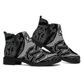 Mjolnir Hammer Of Thor Print Flat Ankle Boots