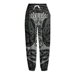 Mjolnir Hammer Of Thor Print Fleece Lined Knit Pants