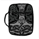 Mjolnir Hammer Of Thor Print Front Pocket Bible Bag