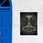 Mjolnir Hammer Of Thor Print Garden Flag
