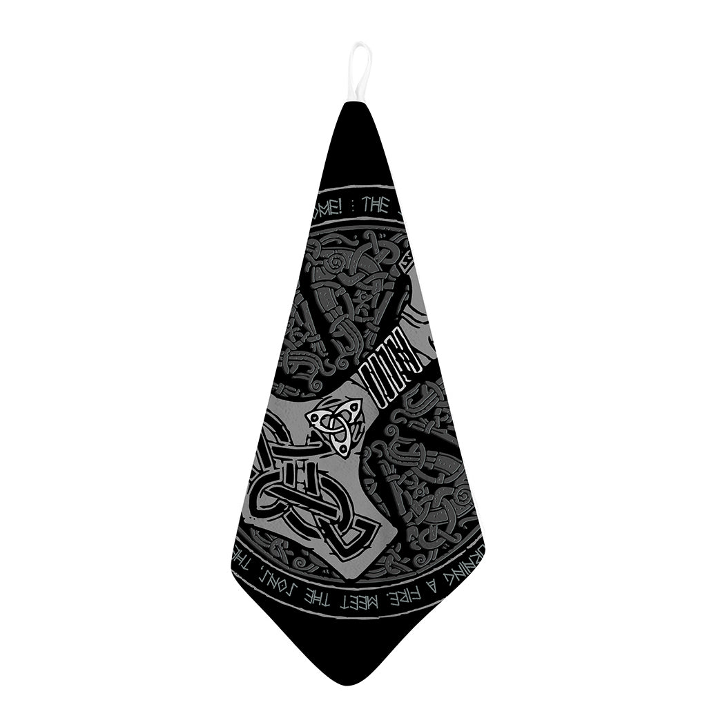 Mjolnir Hammer Of Thor Print Hand Towel