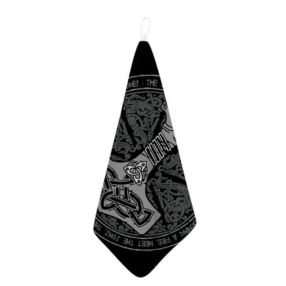 Mjolnir Hammer Of Thor Print Hand Towel