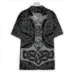 Mjolnir Hammer Of Thor Print Hawaiian Shirt