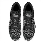 Mjolnir Hammer Of Thor Print High Top Leather Sneakers
