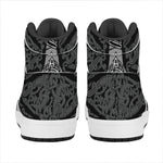 Mjolnir Hammer Of Thor Print High Top Leather Sneakers