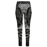Mjolnir Hammer Of Thor Print High-Waisted Pocket Leggings