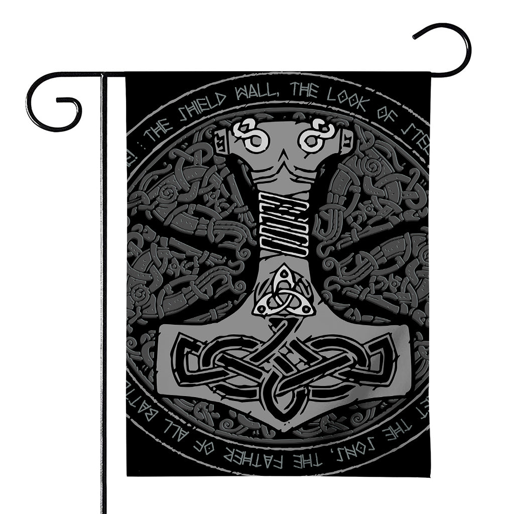 Mjolnir Hammer Of Thor Print House Flag