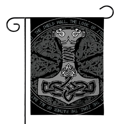 Mjolnir Hammer Of Thor Print House Flag