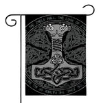 Mjolnir Hammer Of Thor Print House Flag