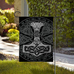 Mjolnir Hammer Of Thor Print House Flag