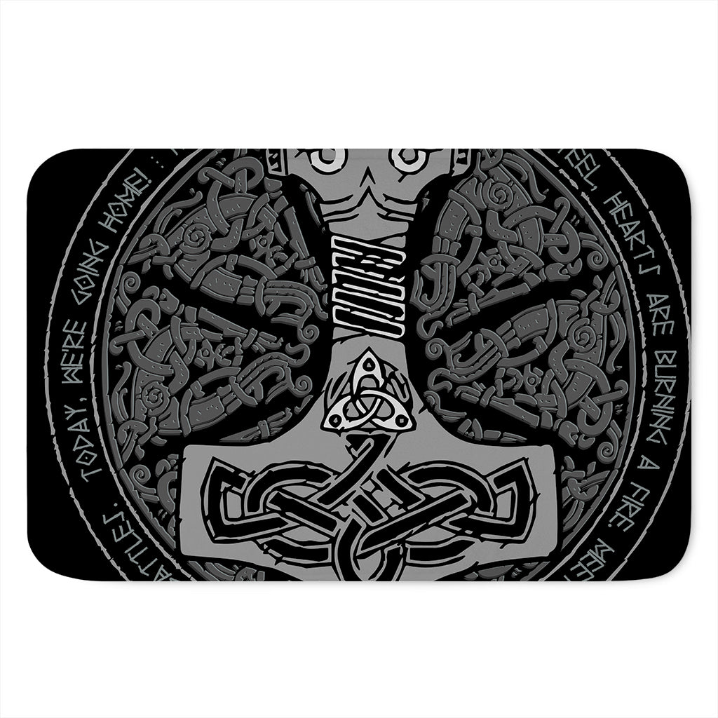 Mjolnir Hammer Of Thor Print Indoor Door Mat