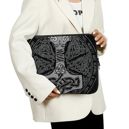 Mjolnir Hammer Of Thor Print Laptop Sleeve